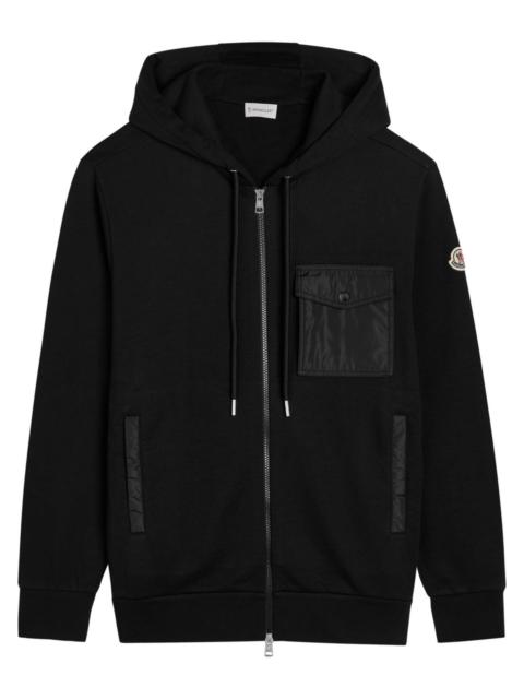 Moncler Moncler Logo Hooded Cotton-blend Sweatshirt