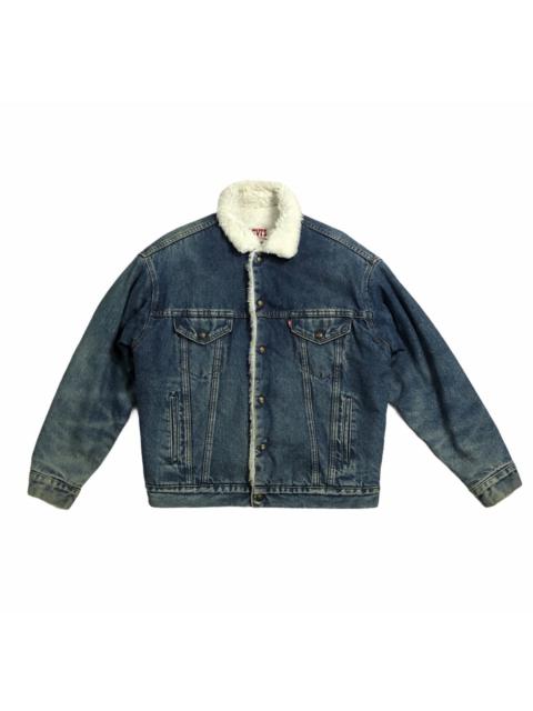 Vintage Levis Denim Sherpa Trucker Usa Jacket