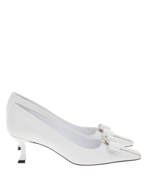FERRAGAMO Ferragamo Siwar 60 Vara Bow Nappa Pumps, Size 7 C