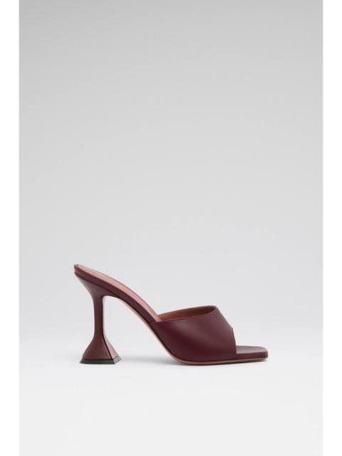 Amina Muaddi LUPITA SLIPPER 95 WINE NAPPA