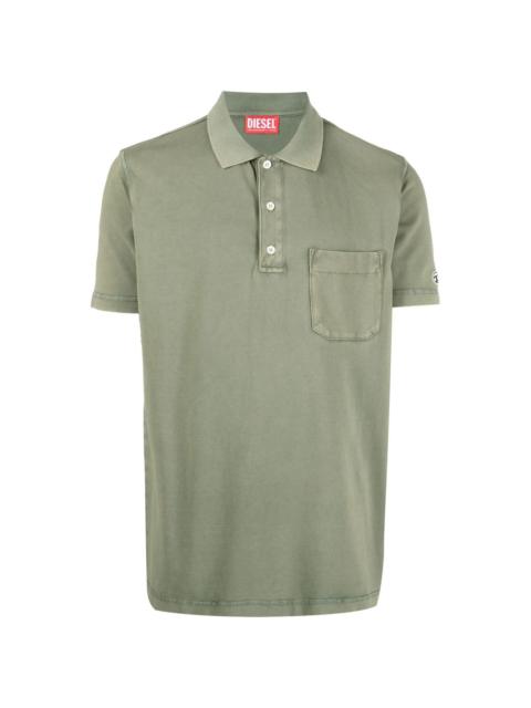 Diesel short-sleeved cotton polo shirt