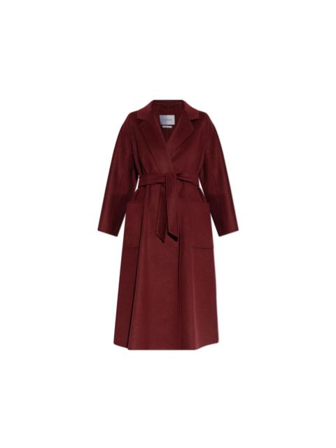 Max Mara MAX MARA Ludmilla Icon Raspberry Cashmere Long Coat New & Au