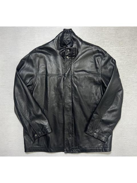 BALENCIAGA Balenciaga - Vintage - 1997 - Full Zip Leather Half Coat