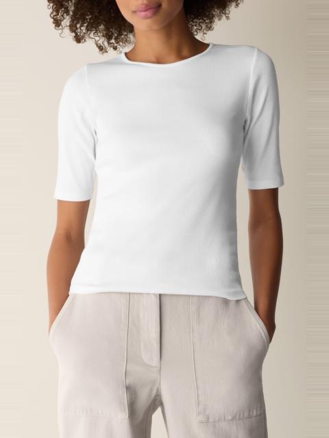 EILEEN FISHER Eileen Fisher Crewneck T-Shirt in White at Nordstrom