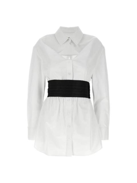 Alexander Wang Alexander Wang Mini Cotton Shirt Dress, Size 4