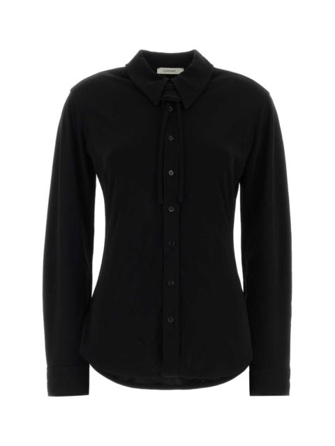 Lemaire Lemaire Women Black Viscose Shirt