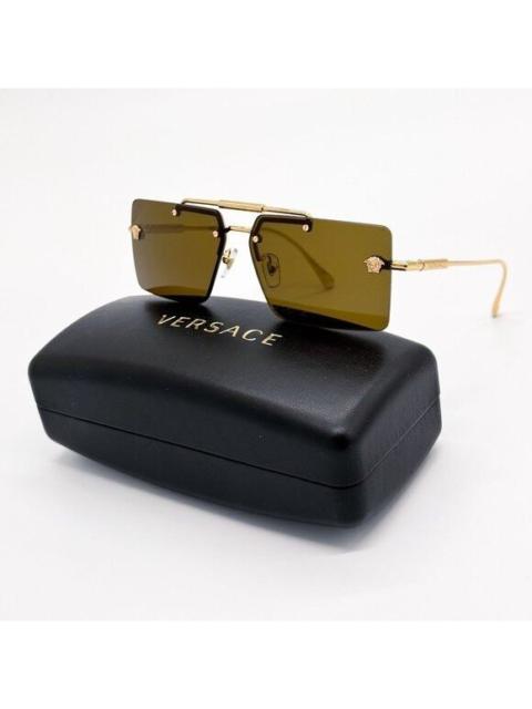 VERSACE NEW VERSACE SUNGLASSES VE2245 1002/73 GOLD WOMEN EYEWEAR VE2