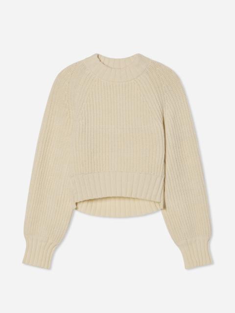 CO Wool Blend Cropped Sweater