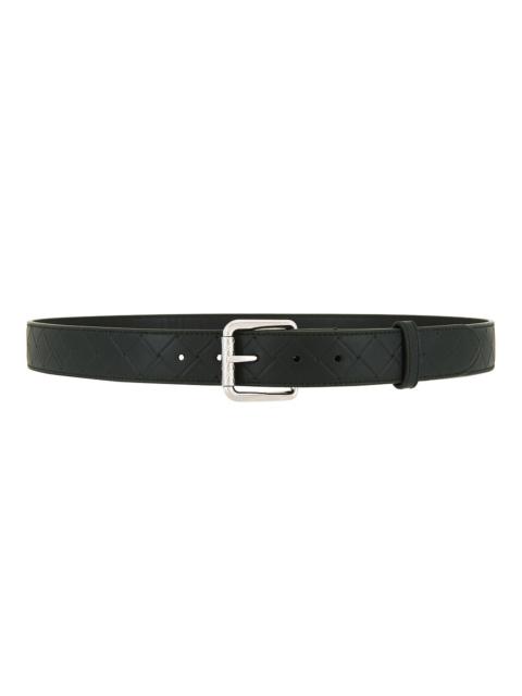 Bottega Veneta Intrecciato Stamp 3.5cm Belt