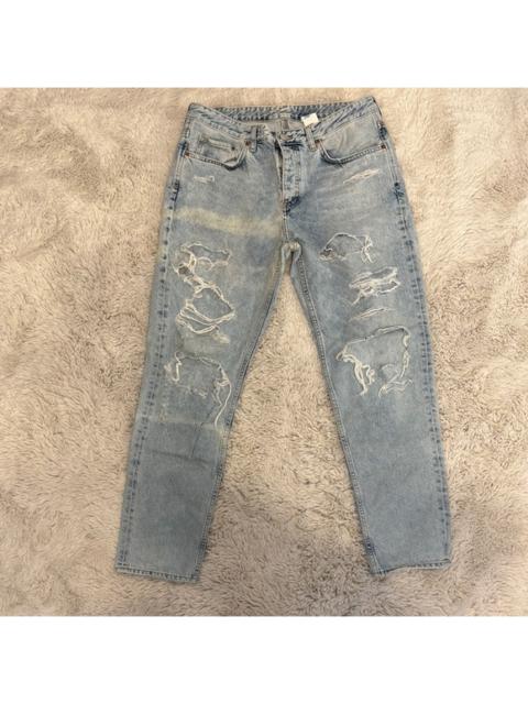 Other Designers H&M Low Waist Distressed Boyfriend Jeans