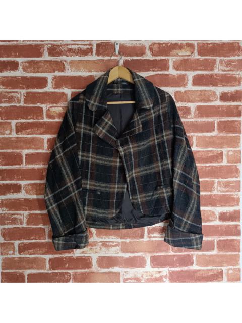 Yohji Yamamoto LAST DROP !! YOHJI YAMAMOTO DOUBLE COLLAR BREAST WOOL JACKET