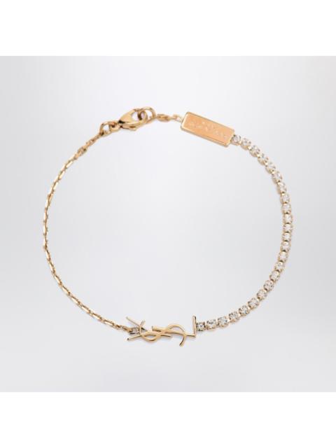 Saint Laurent Cassandre Charm Bracelet Gold Women