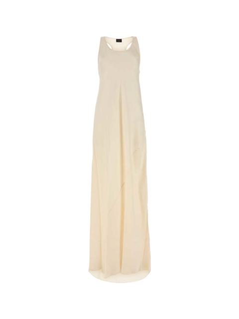 BALENCIAGA Ivory Satin Long Dress