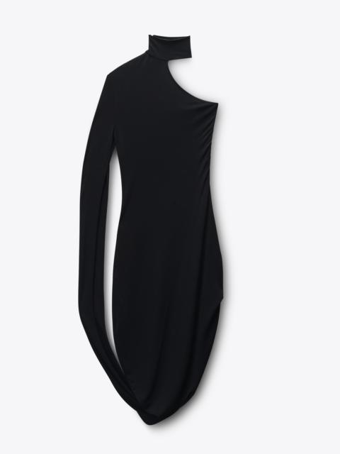 Alexander Wang Draped Midi Dress in Crepe Jersey