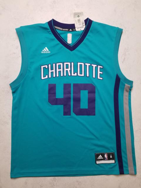 adidas Charlotte Hornets #40 Zeller NBA Basketball Teal Jersey