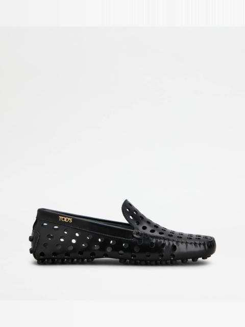 Tod's GOMMINO LOAFERS IN LEATHER - BLACK