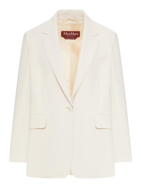 Other Designers Max Mara Studio Women Single-Breasted Cady Blazer