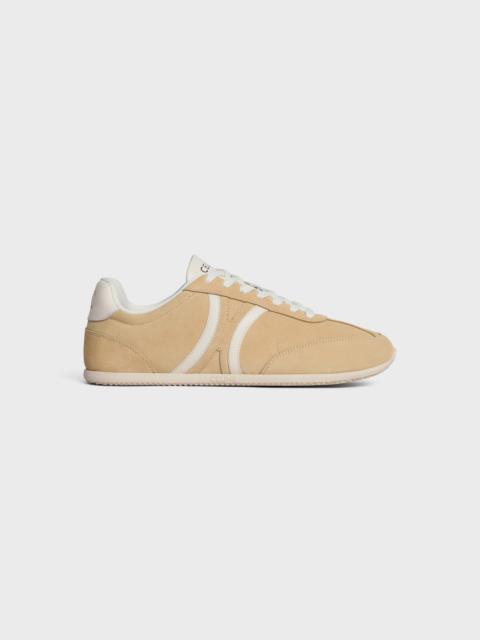CELINE CELINE JOGGER - LOW LACE-UP SNEAKER IN SUEDE CALFSKIN AND CALFSKIN