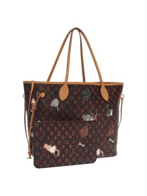Louis Vuitton LOUIS VUITTON Catgram Neverfull MM Tote Bag M44441