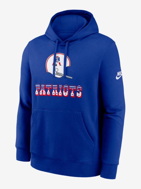 Nike New England Patriots Best Season Rewind Club Men's Nike NFL Pullover Hoodie