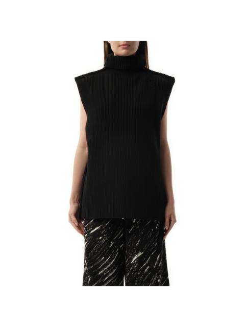 Marni Sleeveless Turtleneck Sweater in Black