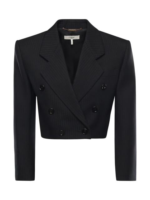 Chloé Short Striped Spencer Jacket