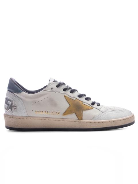Golden Goose BALL STAR - WHITE/HONEY/WATER BLUE