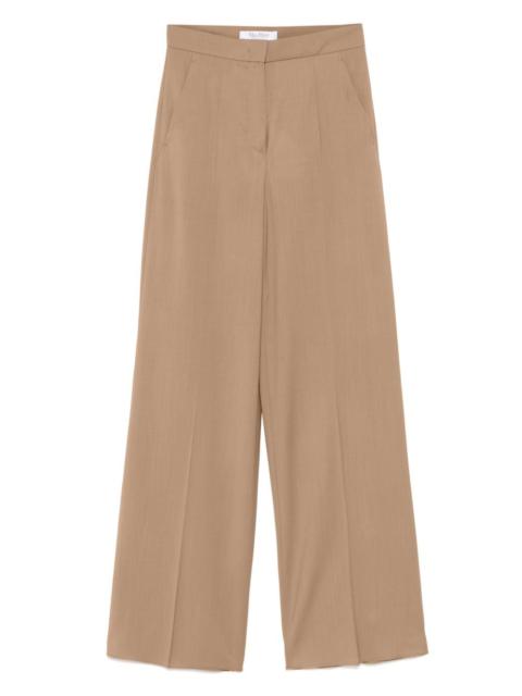 Max Mara Light wool canvas trousers