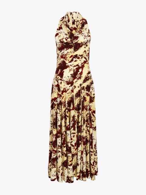 Proenza Schouler Adelide Dress in Printed Silk Viscose