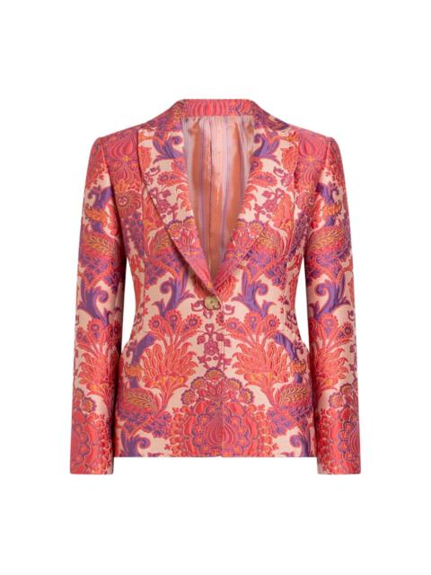 Etro floral-jacquard blazer