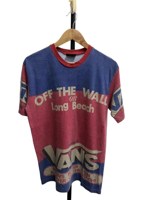 Other Designers Vintage - Vintage VANS OFF THE WALL USA FULLPRINT T-shirt
