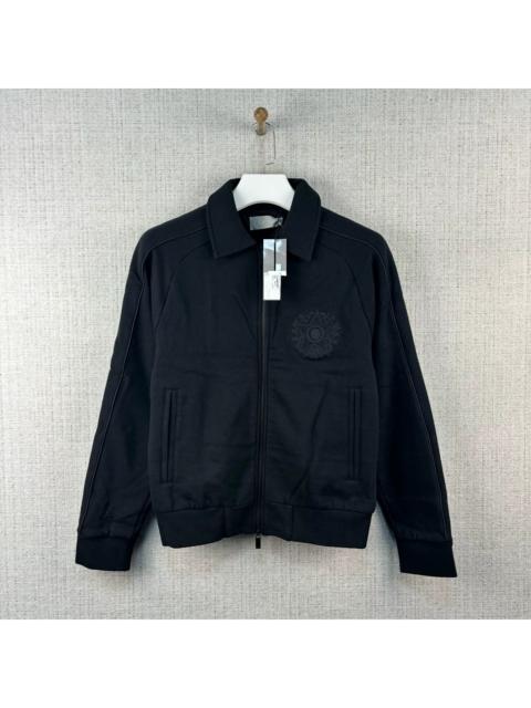 Dior DIOR FW22 Solid-Color Logo-Embroidered Zip-Up Jacket with Collar