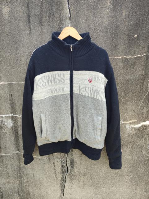 Other Designers K Swiss - K-Swiss Wool Blend Jacket High Collar