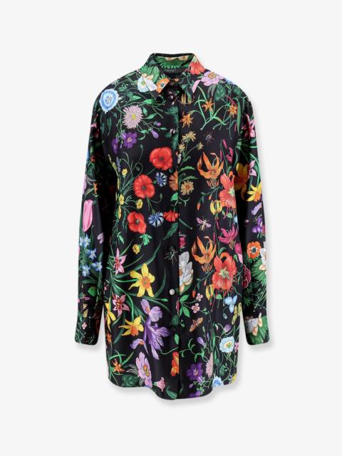 GUCCI Gucci Printed Silk Shirt
