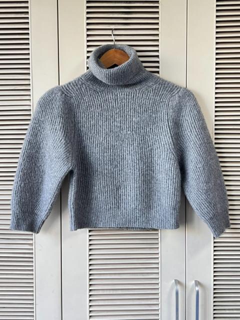 CELINE Celine Cashmere Turtleneck Gray Sweater