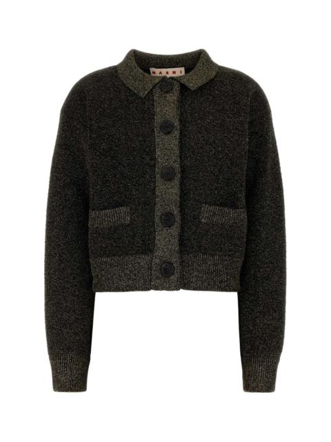 Marni Marni Women Black Wool Cardigan