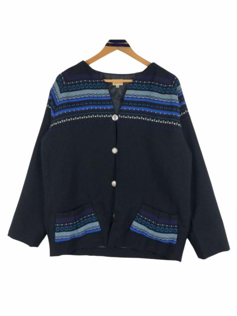 Other Designers Vintage Raw-Tex United Arrows Knitted Sweater Navajo