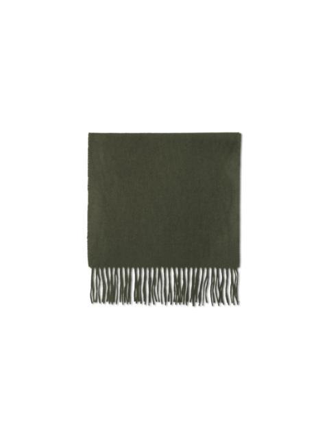 Manolo Blahnik Khaki Cashmere Scarf