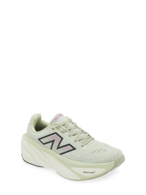 New Balance Fresh Foam X More v5 Running Shoe in Natural Mint/Purple Fuchsia at Nordstrom