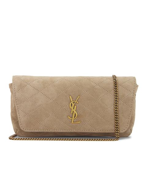 SAINT LAURENT Gaby Chain Phone Holder Bag