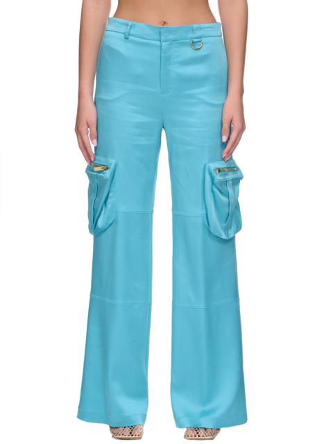 Blumarine Satin Cargo Pants