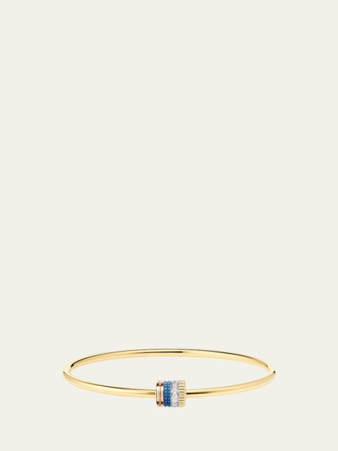 Boucheron 18K Yellow, Rose, and White Gold Quatre Blue Edition Bracelet with Diamonds