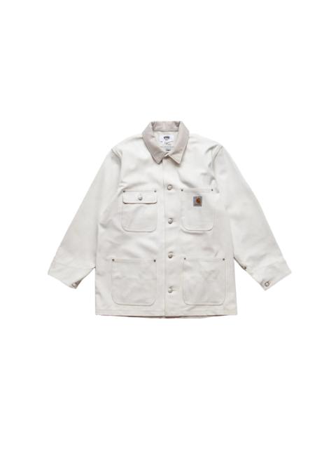 Junya Watanabe MAN Junya Watanabe Man X Carhartt Coated Clapton Jacket White