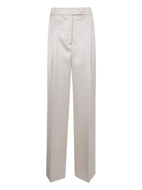 RÓHE High-Waist Satin Trousers
