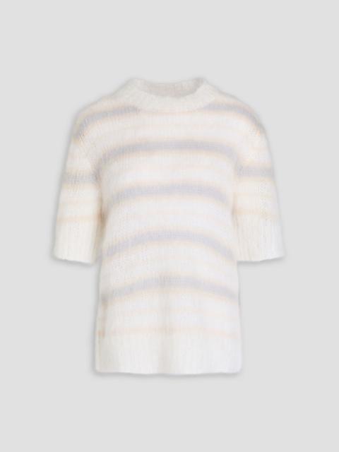 Marni Striped mohair-blend sweater