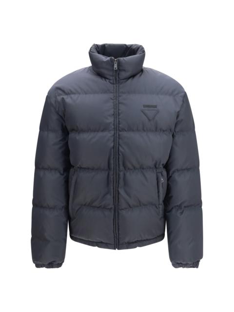 Prada Prada High-neck Padded Jacket Grey Men