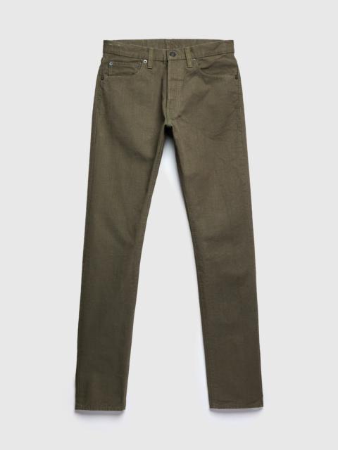 Pure Blue Japan 1175 "Olive" 13.5oz Duck Canvas Pants - Relaxed Tapered Fit