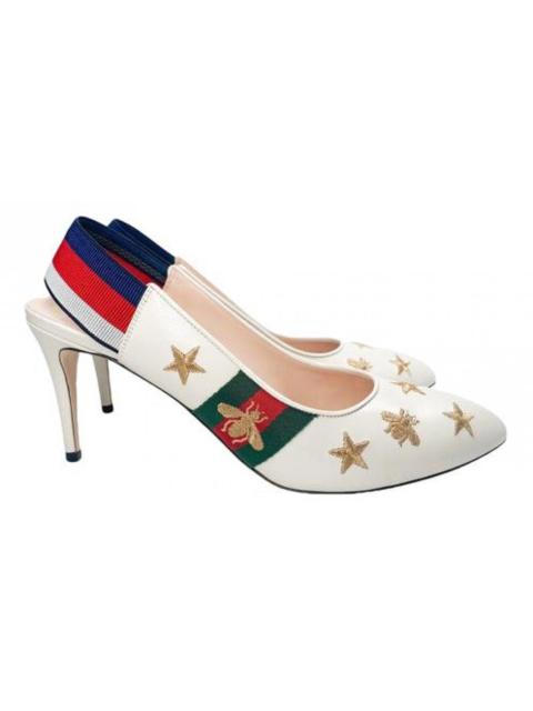 GUCCI Sylvie leather heels