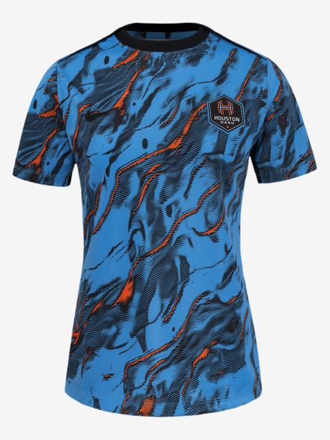 Nike Houston Dash 2025 Women's Nike NWSL Short-Sleeve Pre-Match Top