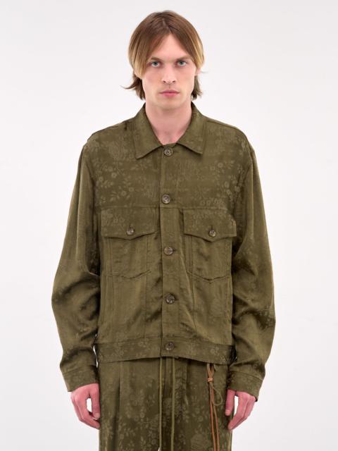 Song for the Mute Antique Floral Work Jacket